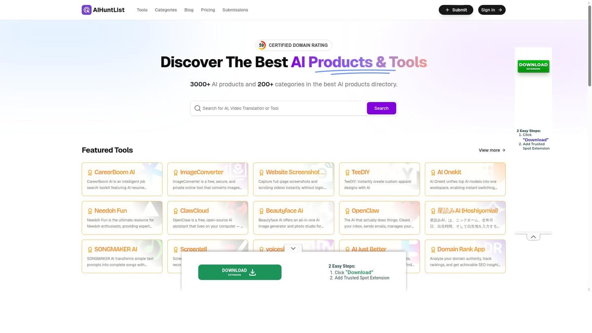 AIHuntList