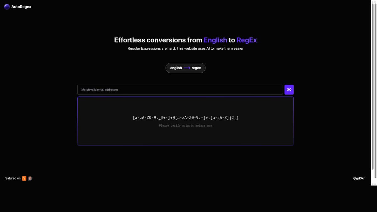 AutoRegex