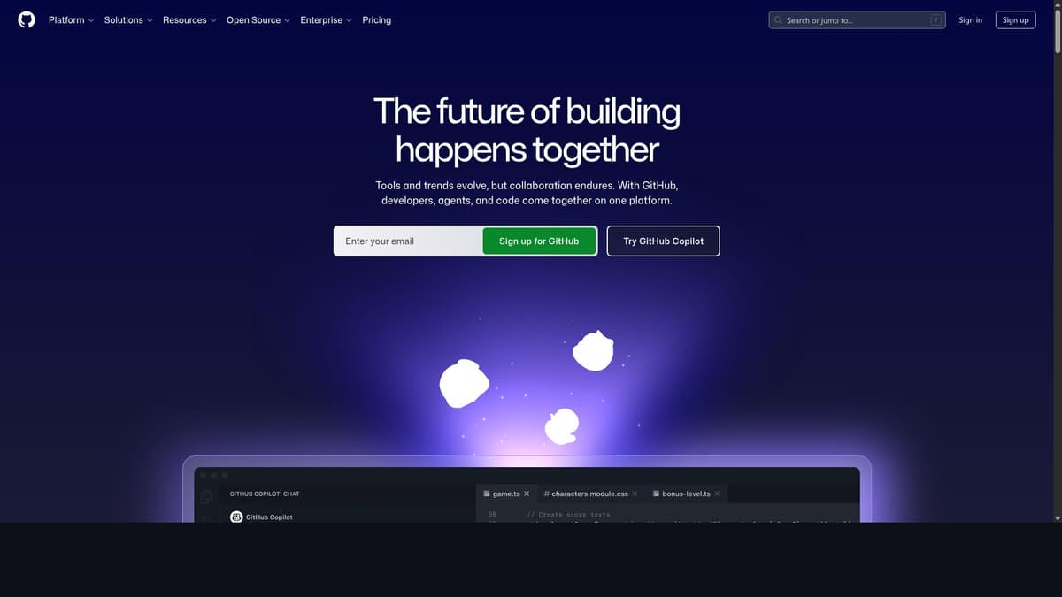 GitHub · Change is constant. GitHub keeps you ahead. · GitHub