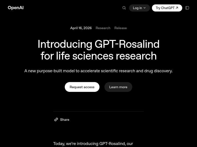GPTβRosalind