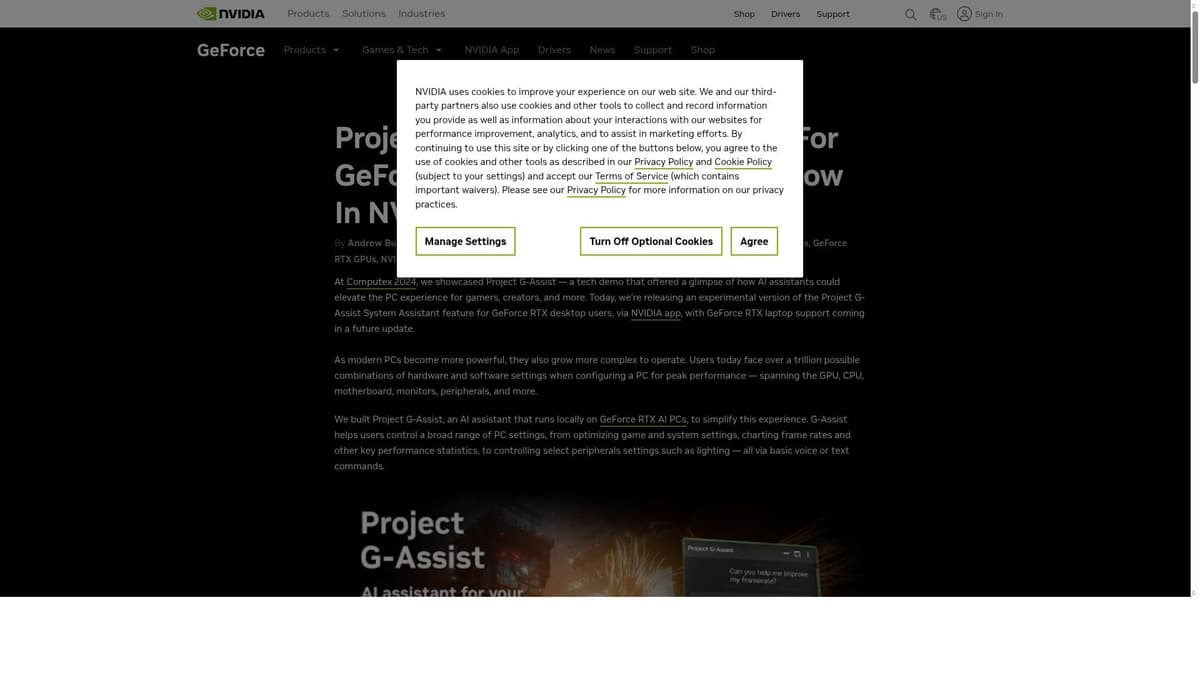 Project G-Assist