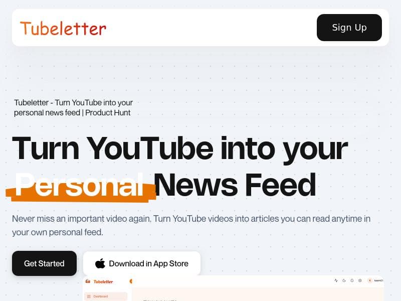 Tubeletter